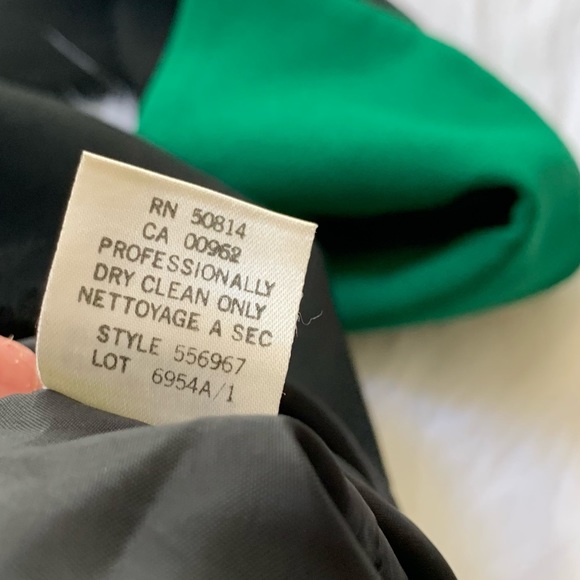 Vintage 80s Tahari Double Breasted Blazer Mini Dress sz. 2 - Picture 4 of 7